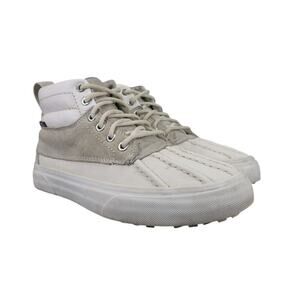 Vans Shoes Womens 7.5 Sneakers Sk8 Hi Del Pato Scotchgard Winter Lifestyle White